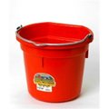 Miller Miller Flatback Plastic Bucket Red 20 Quart - P20FBREDA 464083